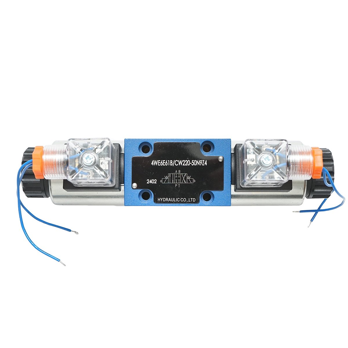 Electrovalva directionala AC220V pentru 6 cai control debit instalatii hidraulice HDQX2206E 4WE6E61B CW220-50N9Z4